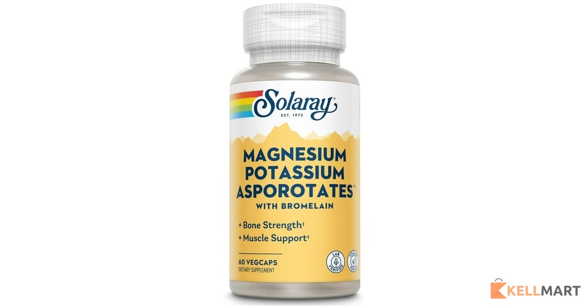 Solaray Magnesium And Potassium Asporotates With