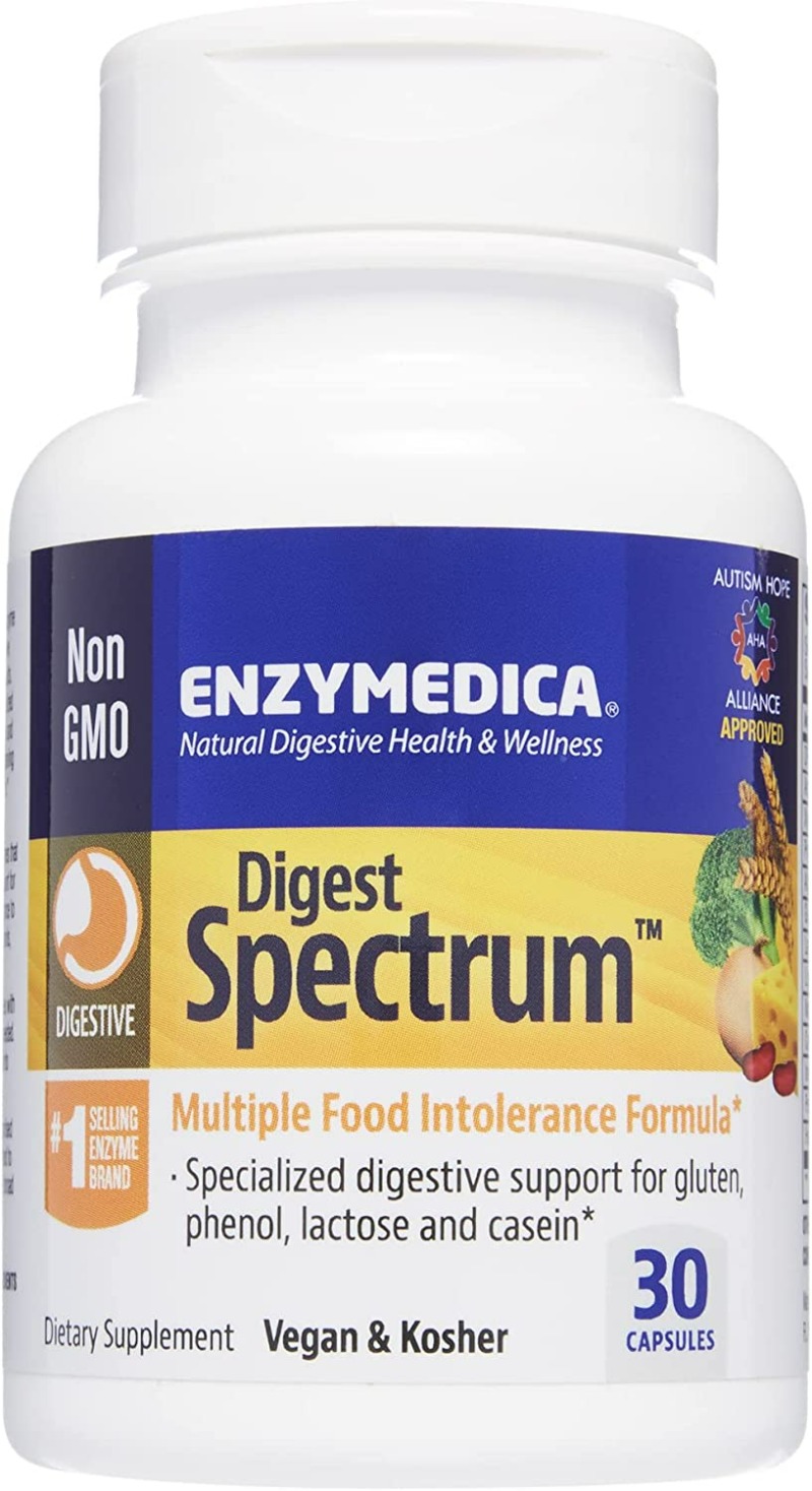  Enzymedica - Digest, Complete Digestive Enzyme Formula, 30  Capsules : Health & Household
