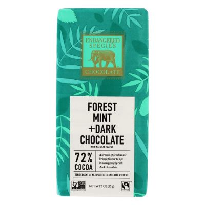 Forest Mint Dark Chocolate Bar