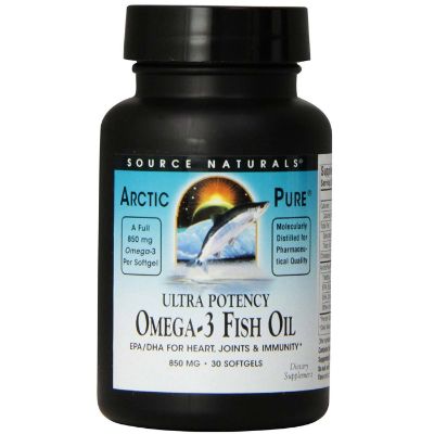 Arctic Pure Omega-3 Fish Oil, Ultra Potency 850 Mg