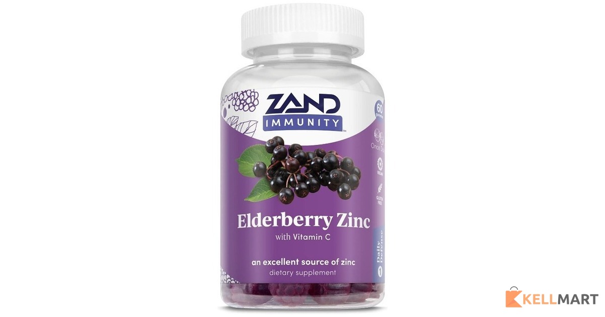 Zand Elderberry Zinc Gummies 60 Gummies Berry (041954667437)
