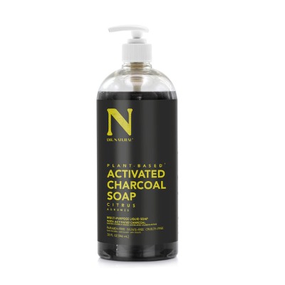 Dr. Natural Activated Charcoal Liquid Soap Citrus 