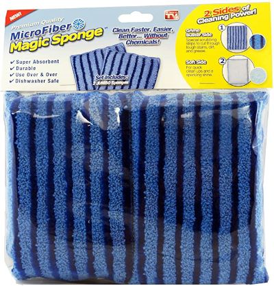 Majic Sponge Microfiber Large W-scrub