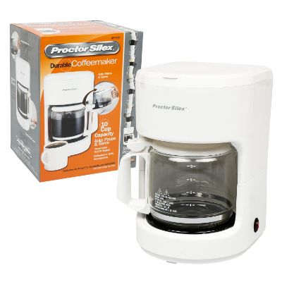 Proctor Silex White Coffee Maker