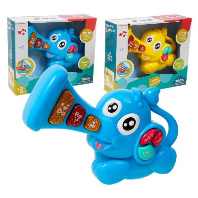 Assorted Elephant Music And Light Baby Toy