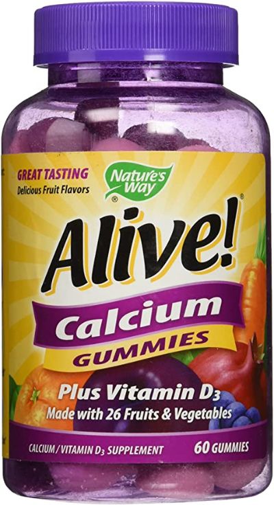 Nature's Way Alive! Calcium + D3 Gummies