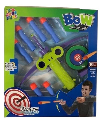 8 Piece Bow And Arrow Foam Bullets Playset 1