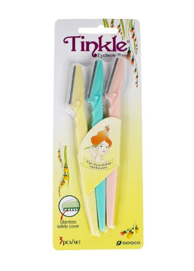 Tinkle Dorco Eyebrow Razor, Facial Razor With Safety Cover