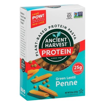 Green Lentil Pasta, Penne 