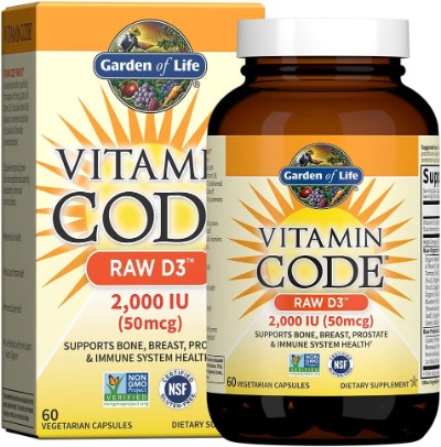 Vitamin Code Raw D3 2,000 Iu