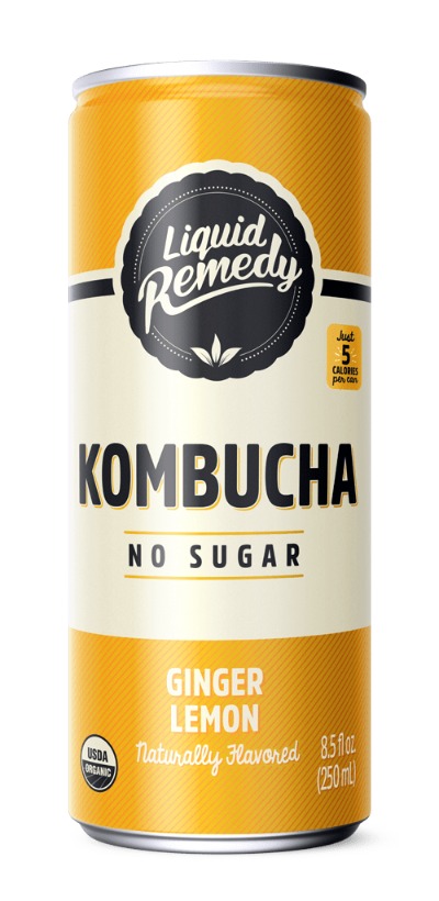 Ginger Lemon Kombucha