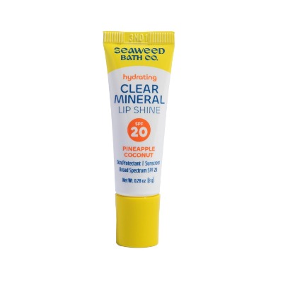 Clear Mineral Lip Shine Spf 20  Pineapple Coconut 