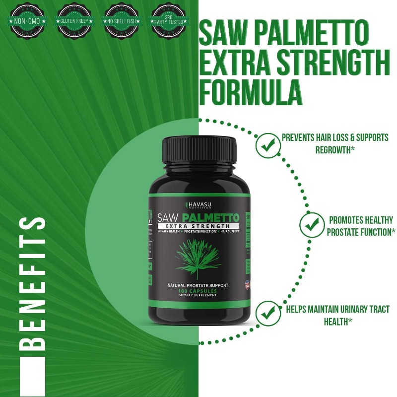 Havasu Saw Palmetto, Extra Strength 100 Capsules